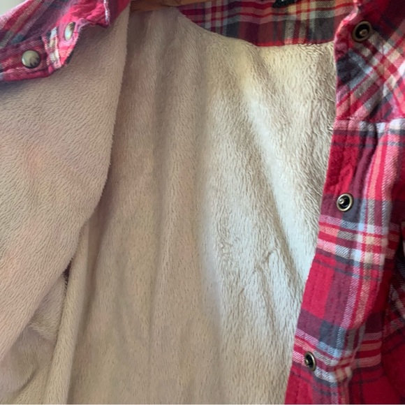 Jacks girlfriend plaid soft interior sweater size large - Picture 5 of 7